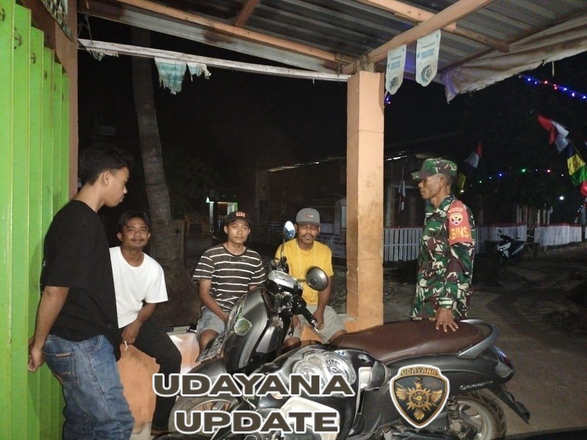 Warga Desa Kole Diingatkan Babinsa Untuk Gunakan Bahasa Santun dan Hidup Bergotong Royong