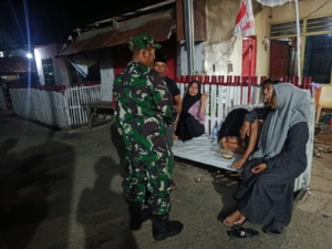 Babinsa Desa Tambe Tekankan Waspada Terhadap Kasus Kemalingan, Aktifkan Poskamling