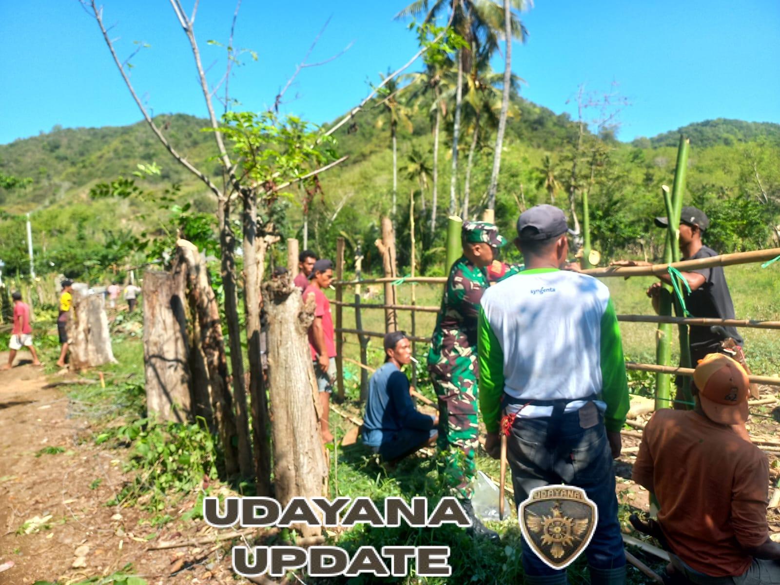 Serda Edison Pimpin Warga Batu Putih Gotong Royong Wujudkan Jalan Layak