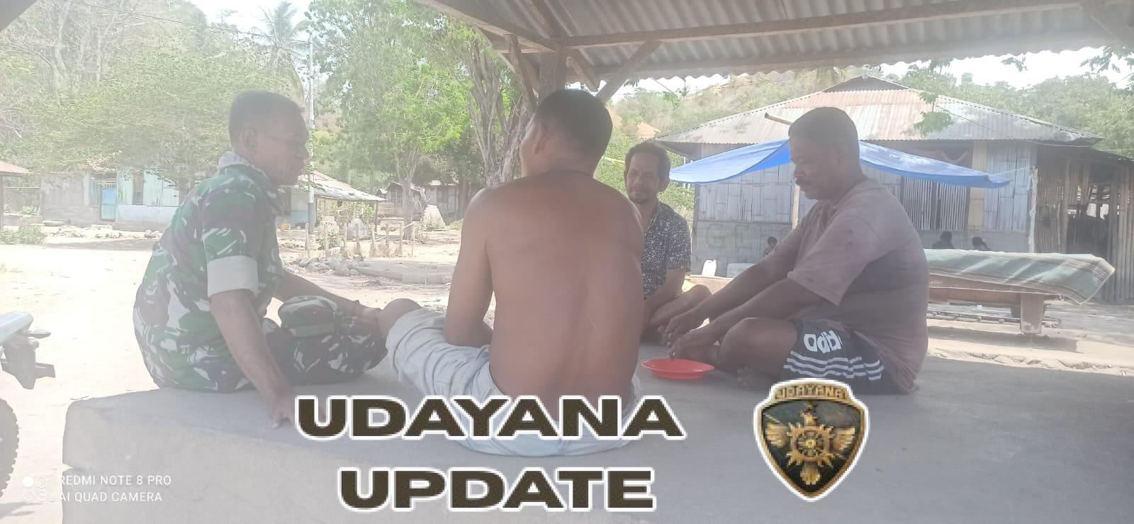 Cuaca Tak Menentu, Babinsa Ingatkan Warga Kotabaru Tetap Waspada dan Jaga Lingkungan