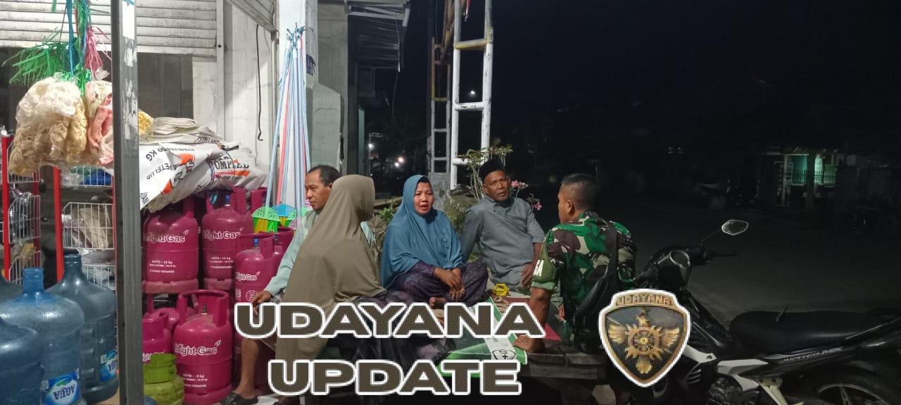 Koptu Sufyan Turun ke Lapangan, Ajak Warga Sekongkang Jaga Keamanan Lingkungan