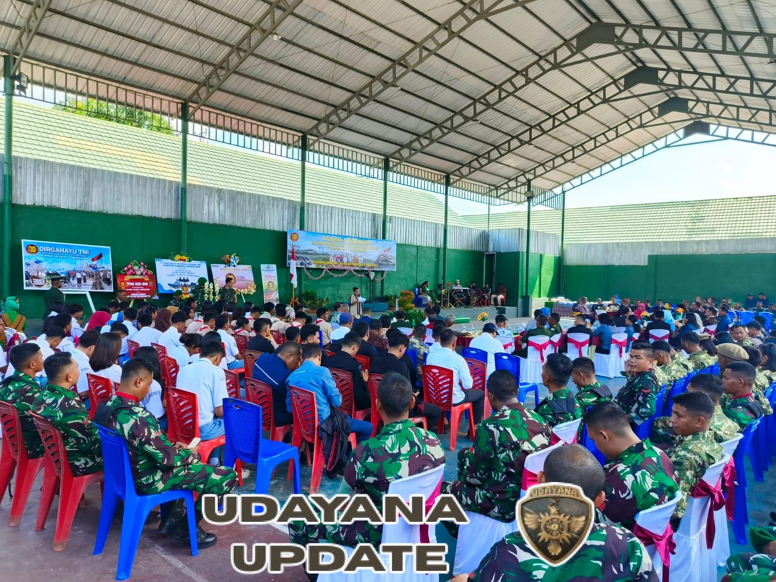 Kodim 1624/Flotim Gelar Syukuran HUT TNI ke-80, Penuh Keakraban dan Semangat Persatuan