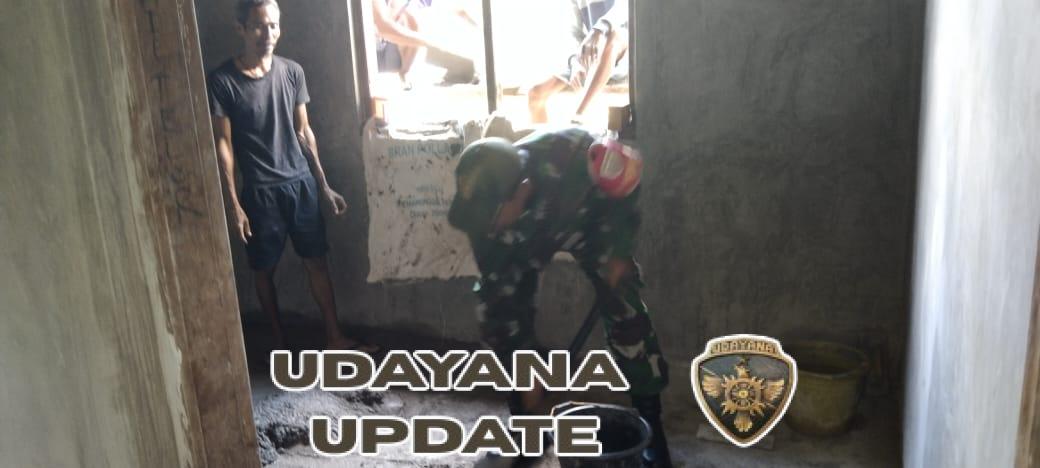 Babinsa Koramil Wolowaru Gelar Karya Bakti dan Pamwil di Desa Mbewawora