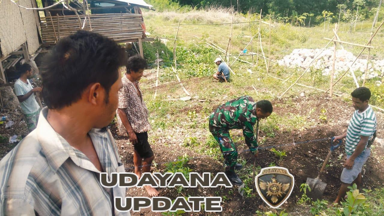 Sertu Denis Magno Ajak Warga Parirara Perkuat Semangat Gotong Royong