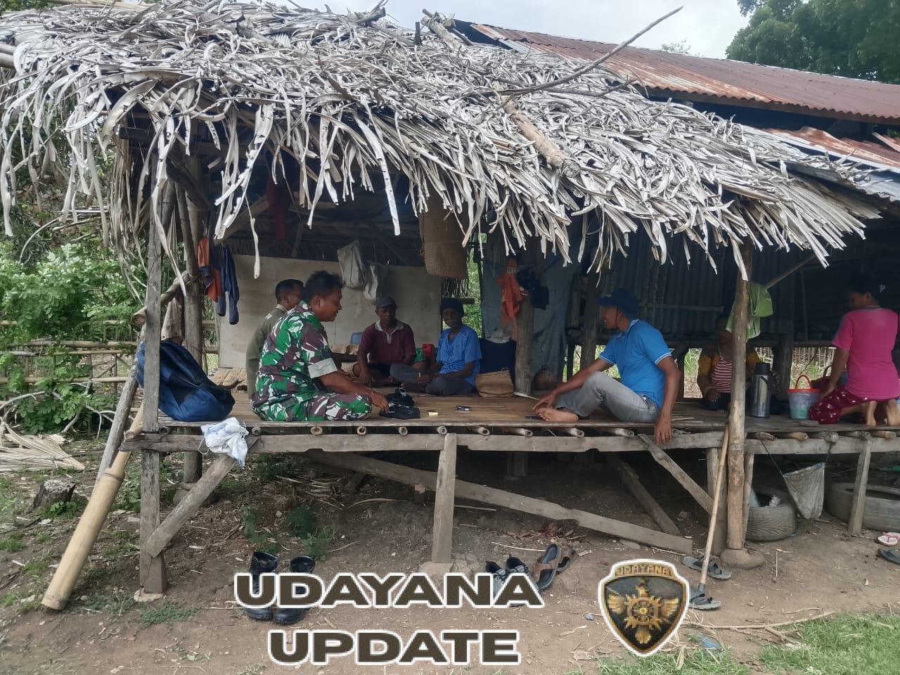 Babinsa Koramil 1602-01/Ende Gelar Komsos dan Pamwil di Desa Kobalebha