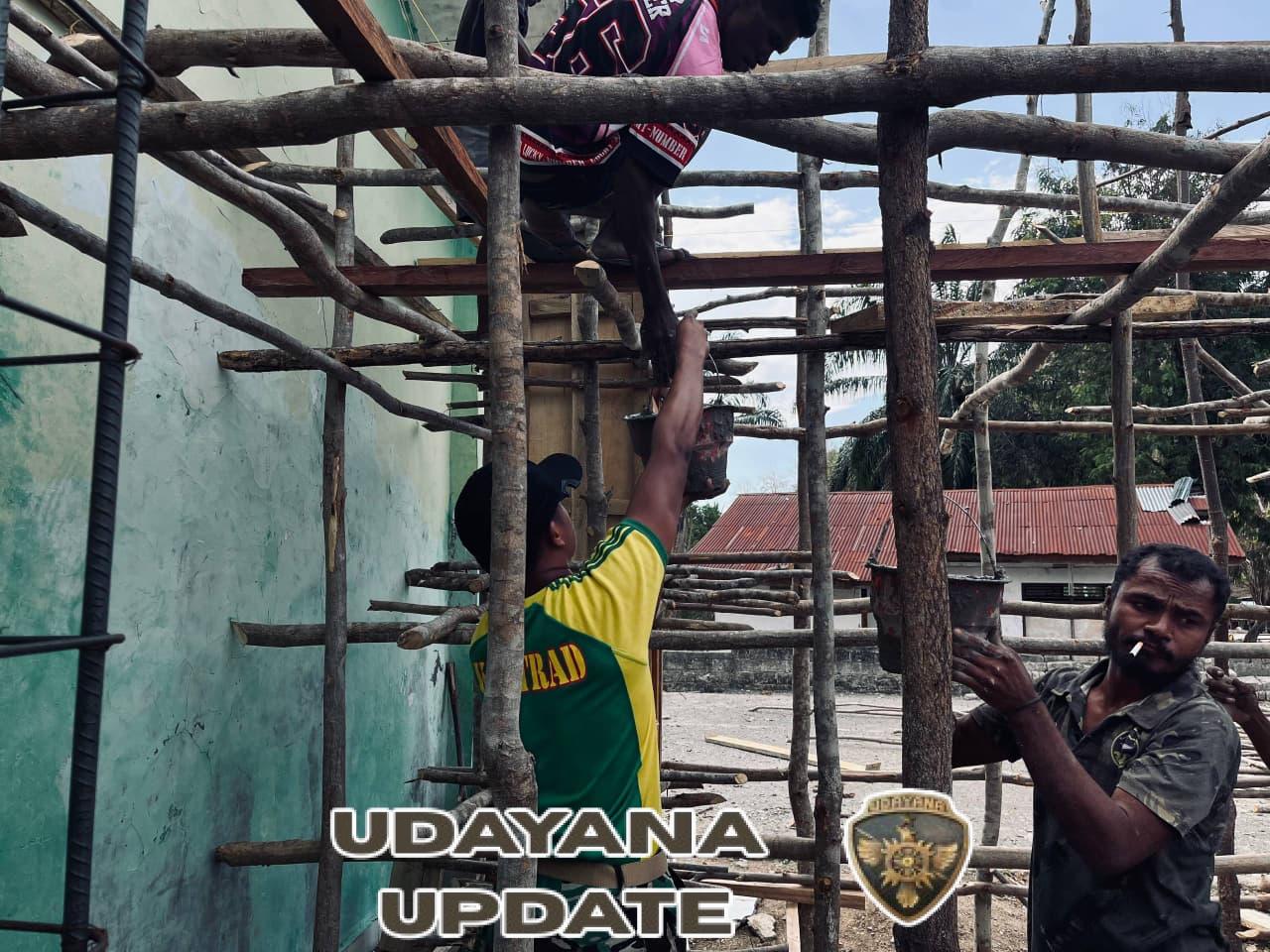 Sinergi Dengam Masyarakat Melalui Kegiatan Karya Bakti TNI Oleh Pos Oepoli Sungai