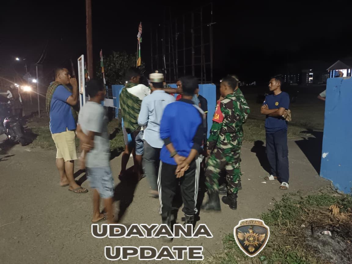 Serka Jamaluddin Pimpin Patroli, Ajak Warga Jaga Keamanan dan Ketertiban