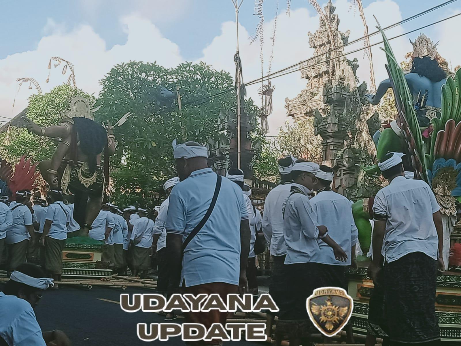 Sinergi TNI-Polri dan Pecalang Wujudkan Ketertiban Saat Upacara Pejenukan