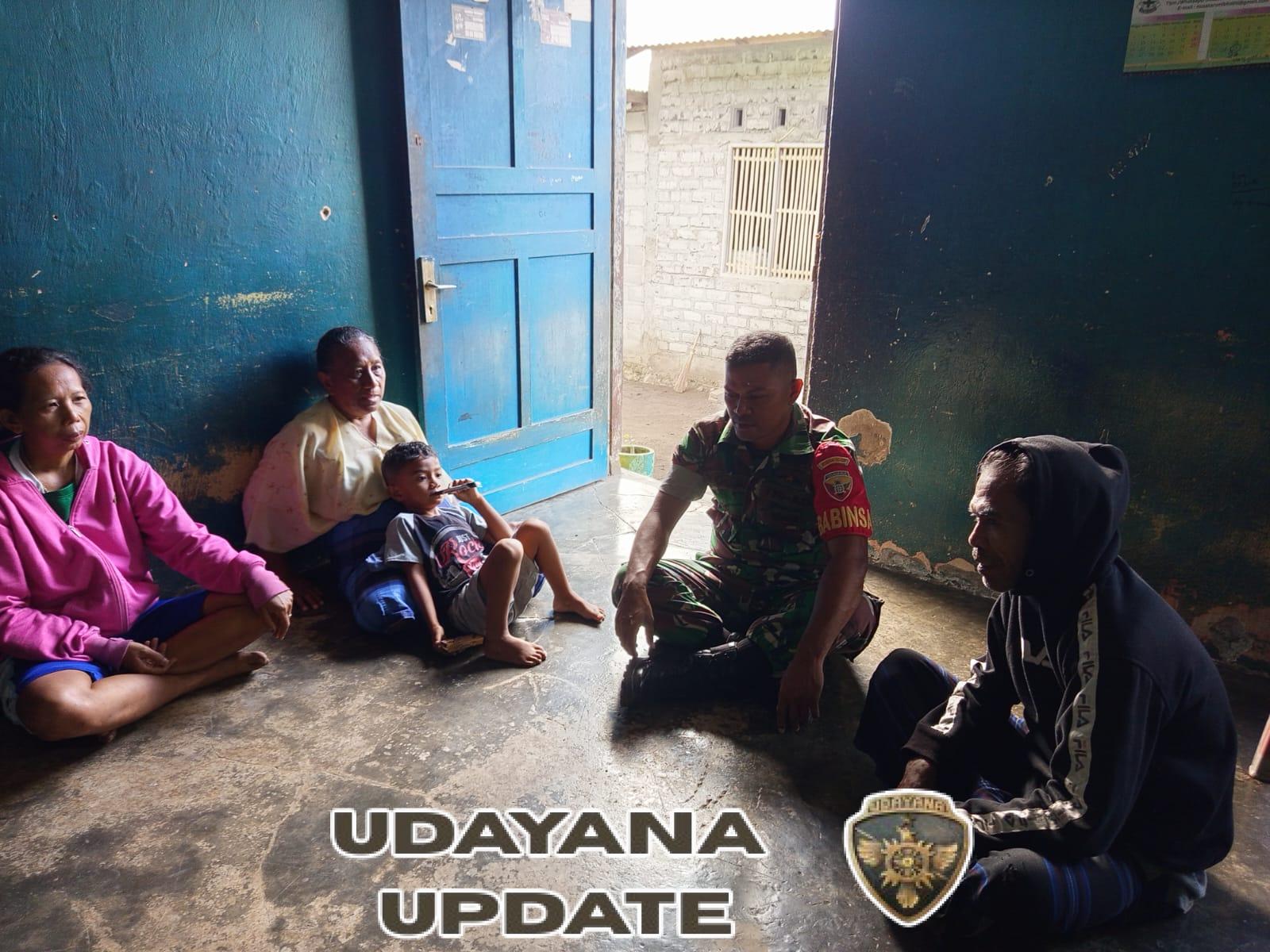 Wujudkan Wilayah Aman, Babinsa Detusoko Aktif Sambangi Warga Binaan