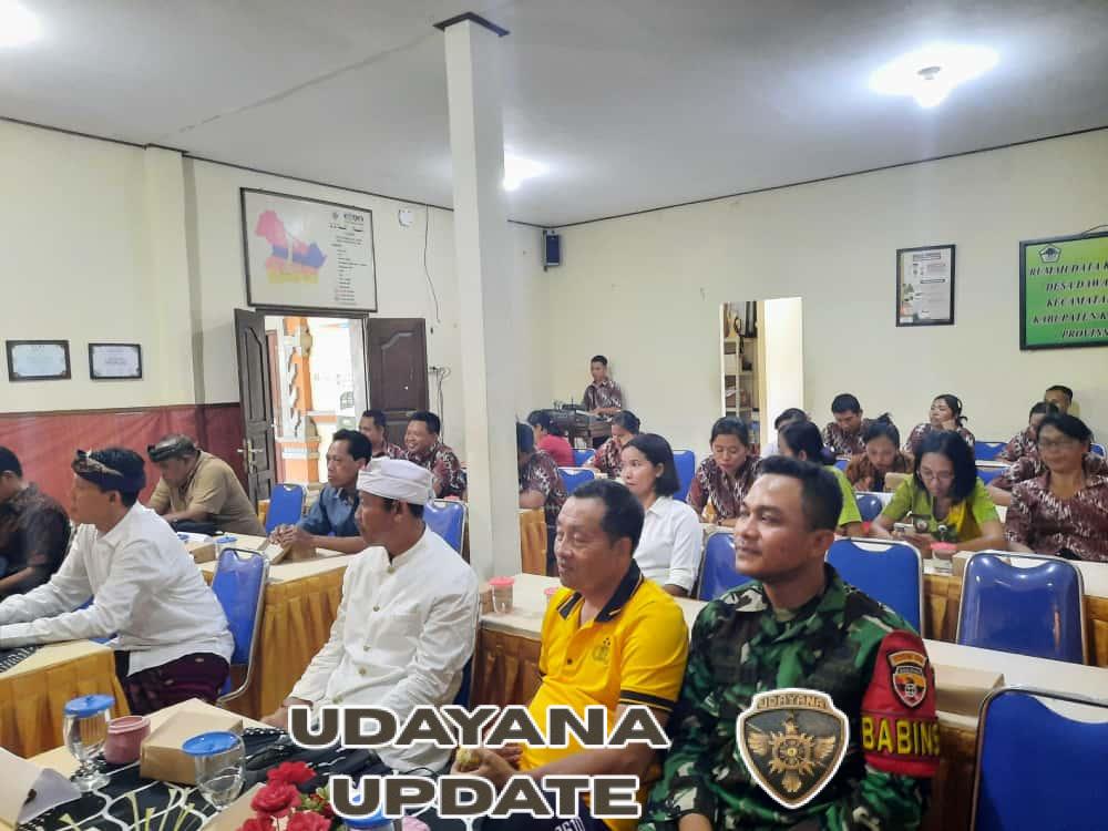 Babinsa Koramil Dawan Atensi Pengangkatan Perangkat Desa