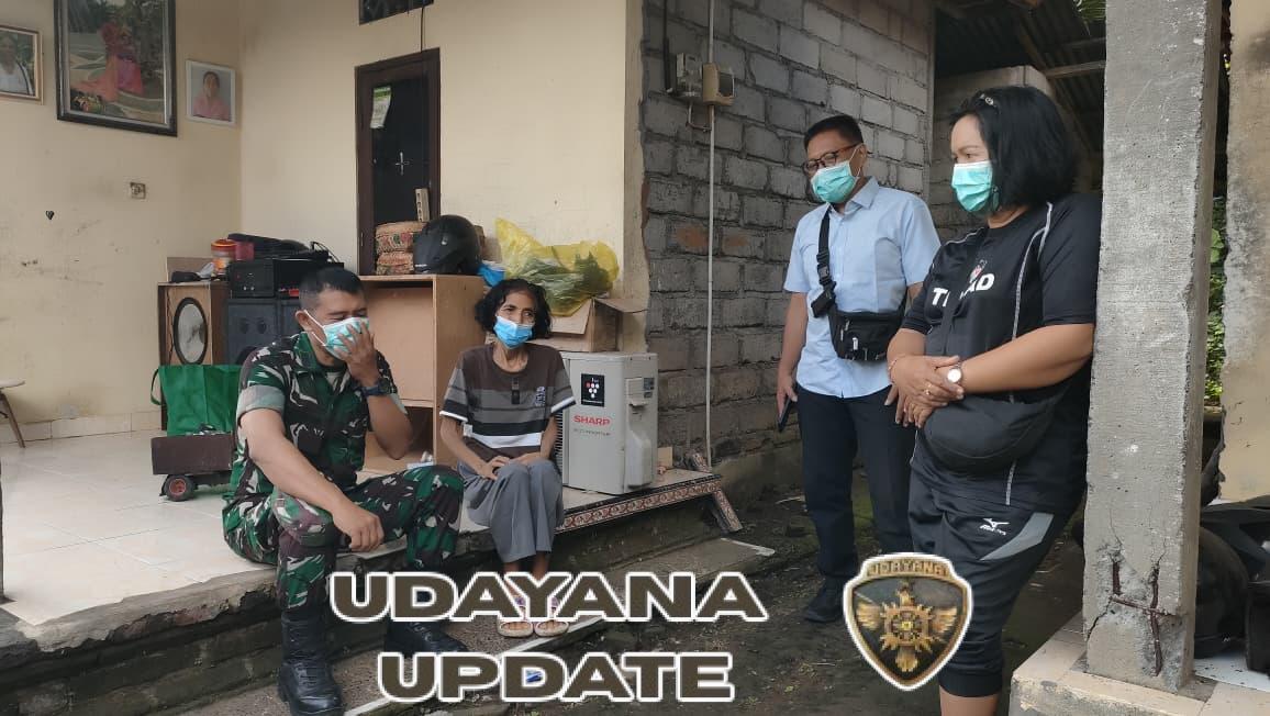 Wujud Solidaritas Satuan, Pasipers dan Pasiintel Kodim 1616 Gianyar Jenguk PNS Isabela