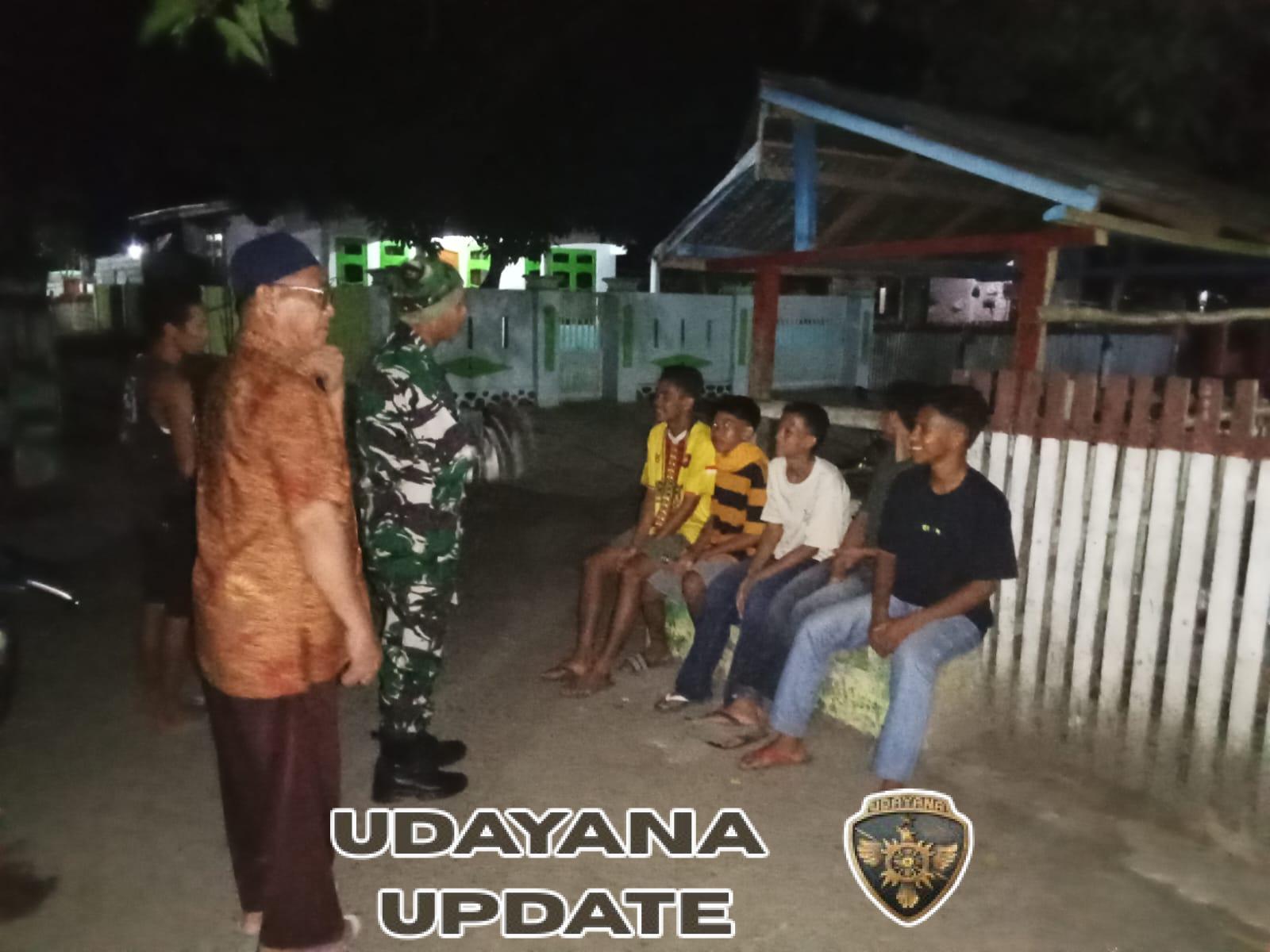 Serka Syamsuddin Tegaskan Larangan Balap Liar untuk Keselamatan Anak Muda di Desa Woro