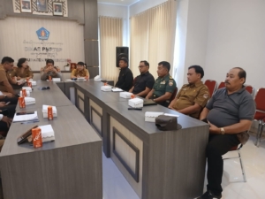 Pasiintel Kodim Klungkung Hadiri Rapat Tim Terpadu Penanganan Konflik Sosial Kabupaten Klungkung