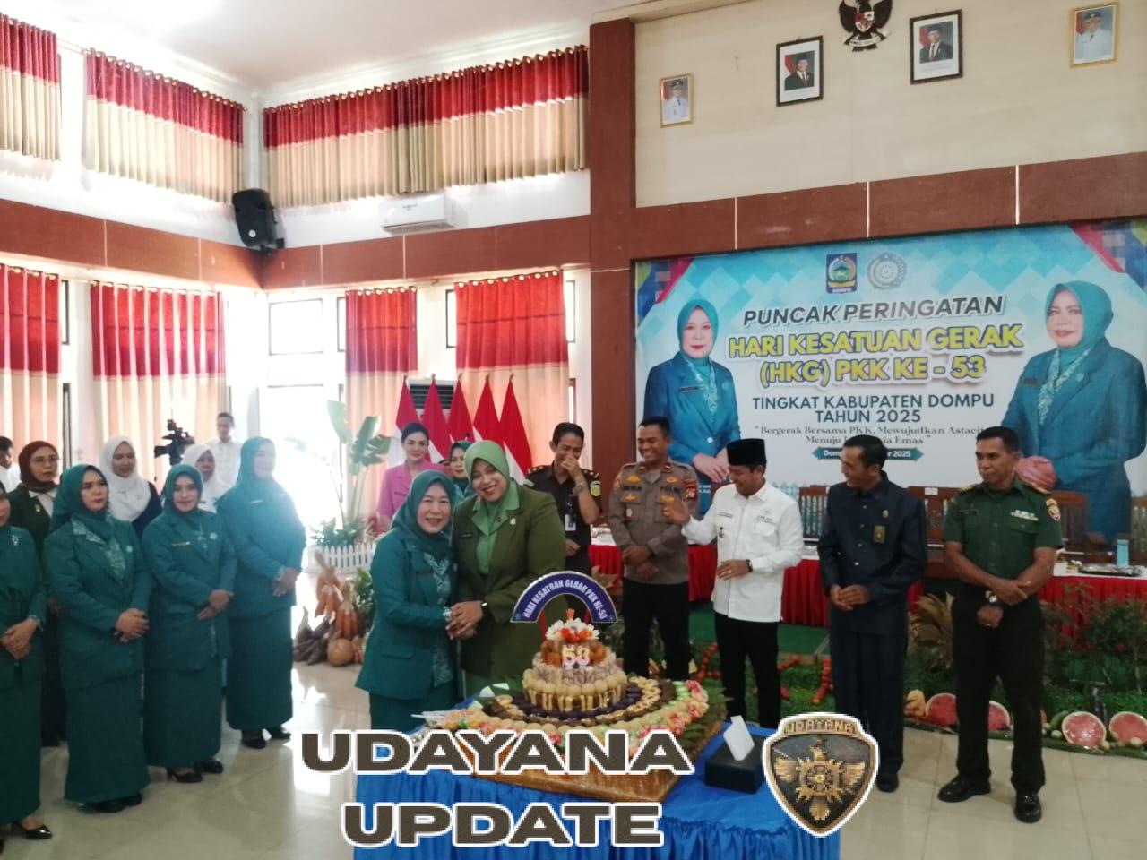 PKK Dompu Bergerak Bersama, Perkuat Peran Keluarga Menuju Indonesia Maju