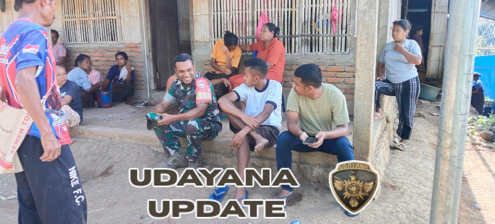 Babinsa Koramil 1602-03/Detusoko Intensifkan Monitoring dan Komsos di Desa Wolotolo Tengah