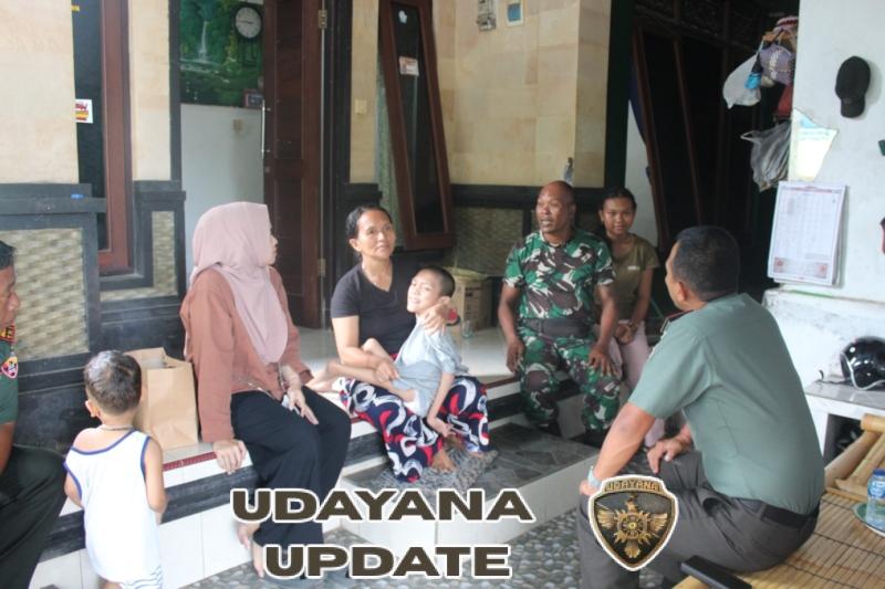 Wujud Empati Pimpinan, Letkol Kav Rizal Wijaya Kunjungi Anak Prajurit yang Derita Sakit Epilepsi