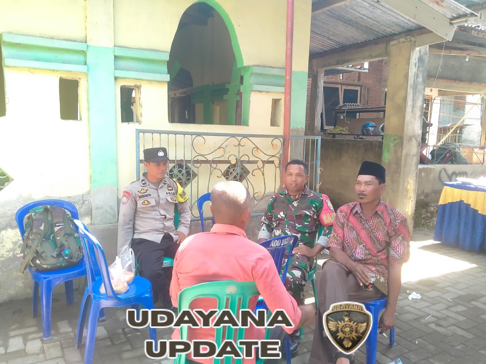 TNI dan Rakyat Kian Dekat, Babinsa Dasan Anyar Laksanakan Komsos Rutin