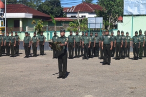 Dandim 1621/TTS, Letkol Inf Gunawan Budhi Prasetyo S. Sos Pimpin Upacara Hari Sumpah Pemuda Ke 97 Tahun 2025