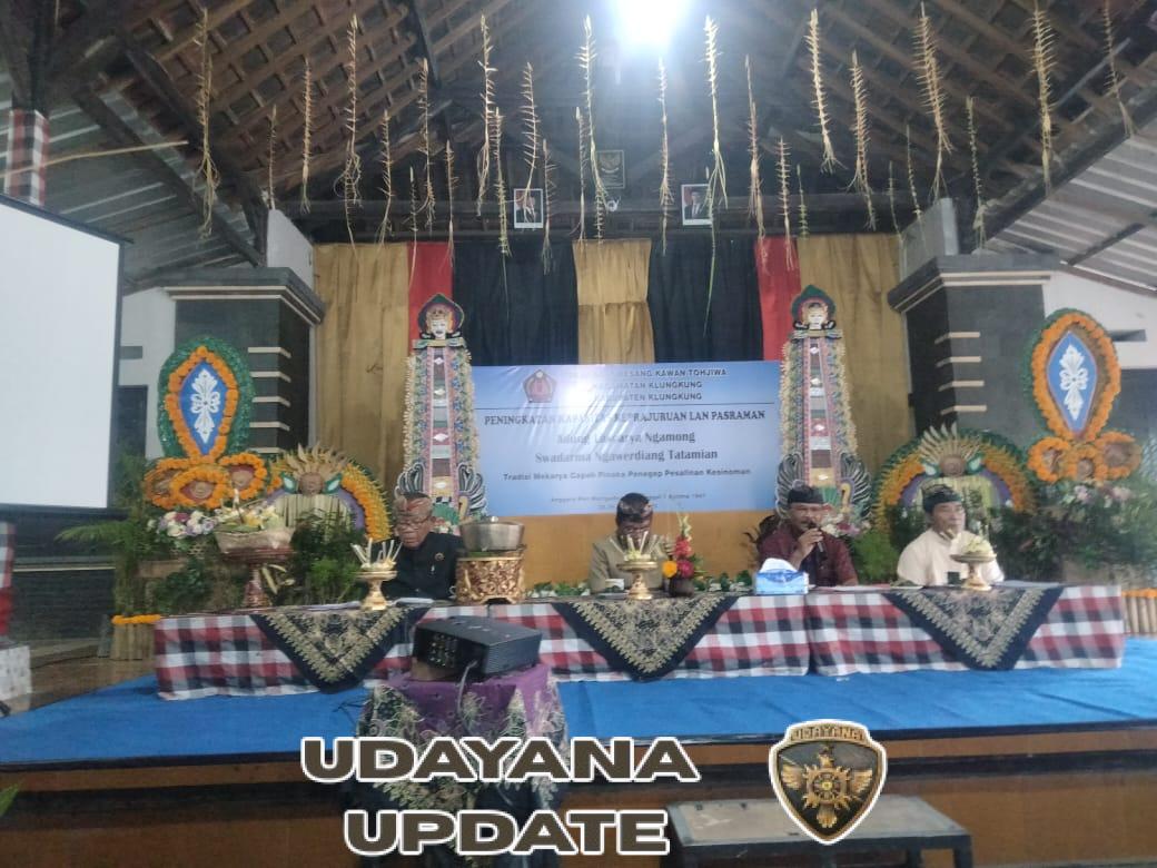 Kuatkan Sinergitas Lestarikan Adat, Babinsa Koramil Klungkung  Atensi Peningkatan Kapasitas Keprajuruan Lan Pasraman