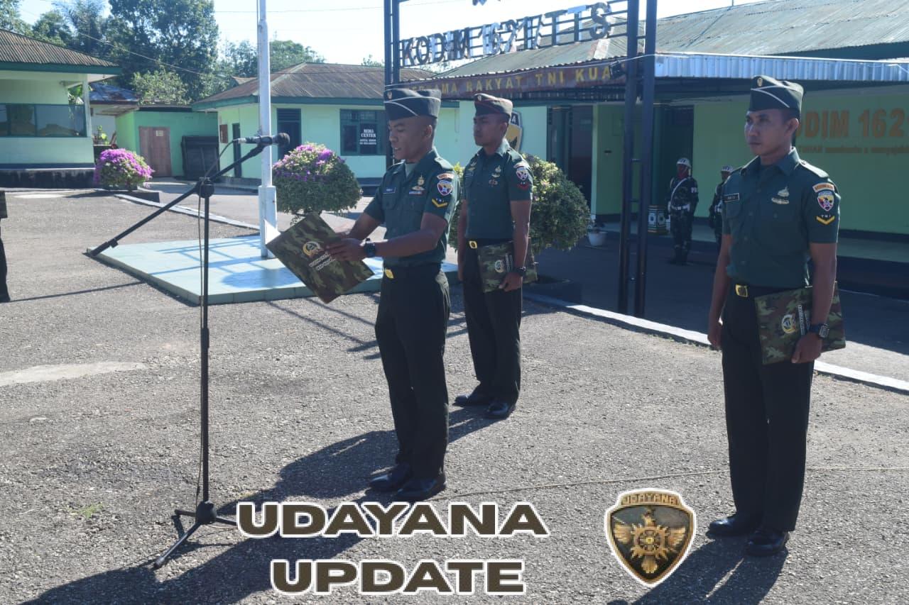 Dandim 1621/TTS, Letkol Inf Gunawan Budhi Prasetyo S. Sos Pimpin Upacara Hari Sumpah Pemuda Ke 97 Tahun 2025