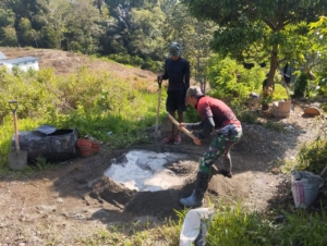 Irigasi Beamese Mulus Berkat TMMD: Kodim Manggarai Bangun Harapan Panen Ganda di Manggarai