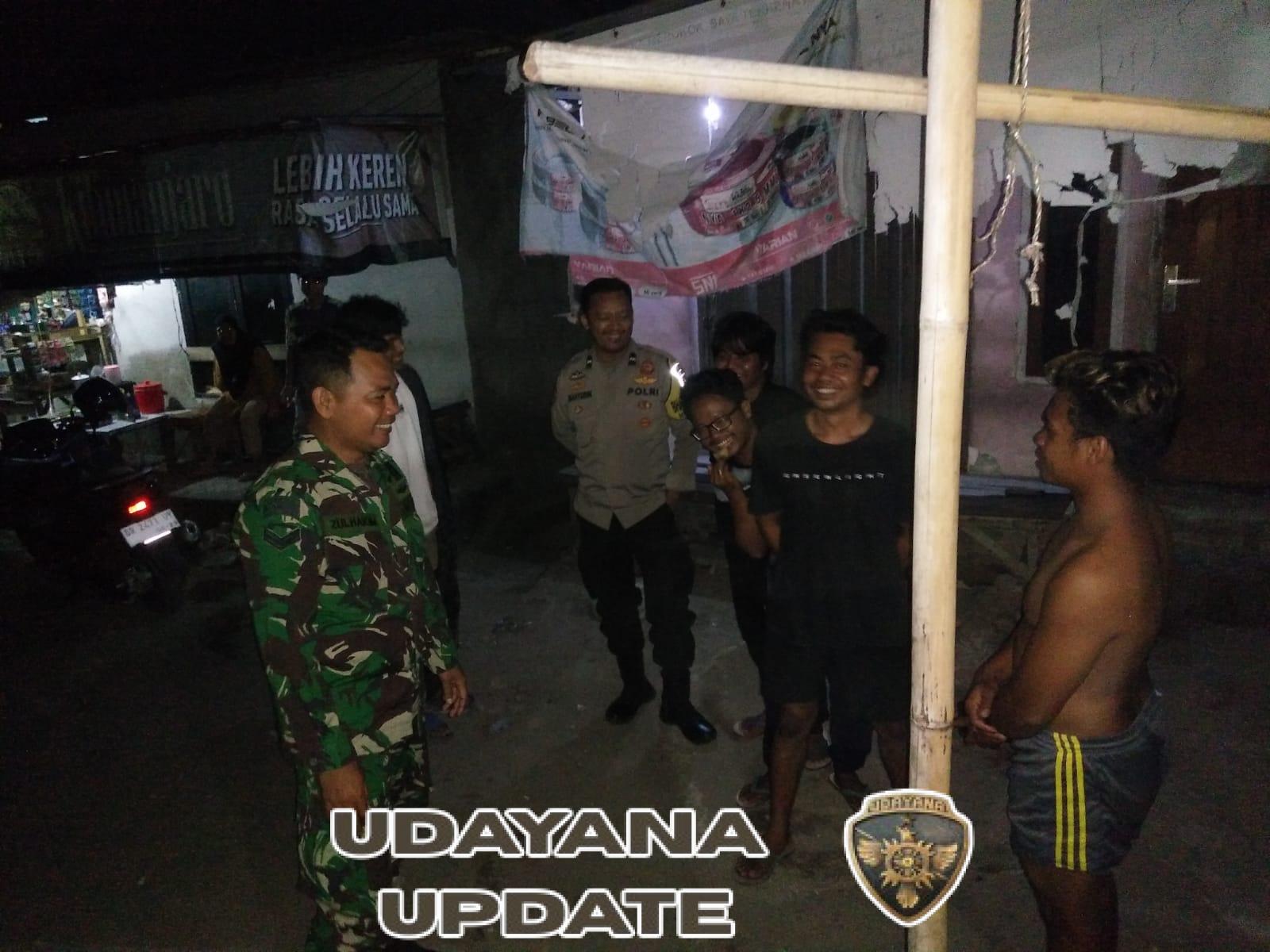 Sertu Zulhakim Ingatkan Warga Gunakan Waktu Malam untuk Istirahat