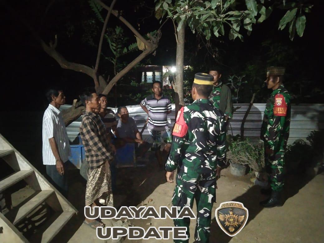 Koramil dan Warga Bersinergi Cegah Hoax dan Bahaya Kebakaran di Kec. Sape