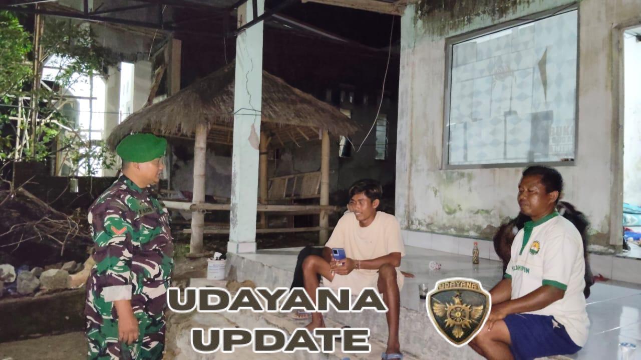 Patroli Malam Babinsa Koramil 1628-02/Sekongkang Berjalan Aman dan Lancar