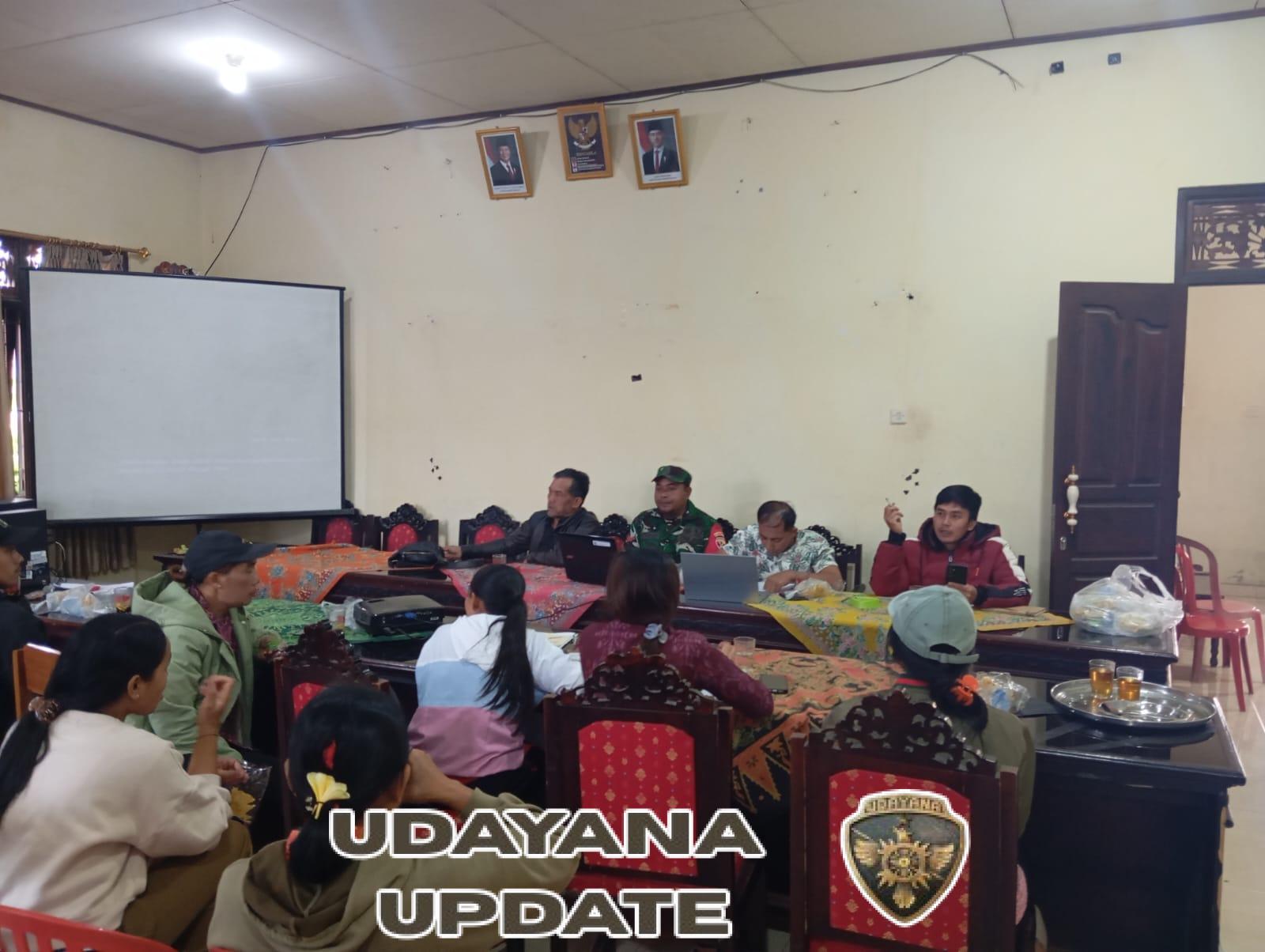 Wujud Dukung Program Pembangunan Desa, Babinsa Belancan Ikuti Rapat Pembentukan Tim SDGs 2025