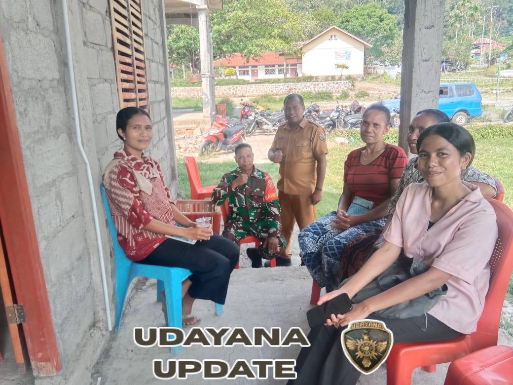 Wujudkan Kamtibmas, Babinsa Kodim 1602/Ende Lakukan Monitoring di Desa Nida