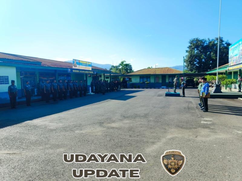 Kodim 1624/Flotim Laksanakan Upacara 17-an, Wujudkan TNI yang Prima dan Profesional