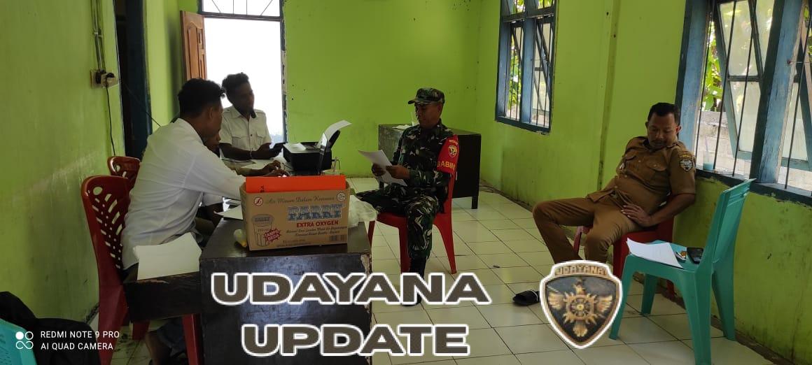 Babinsa Wolowaru Tingkatkan Keamanan dan Komsos di Desa Maubasa Timur