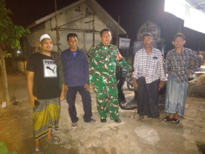 Wujudkan Keamanan Wilayah Kawasan Binaan Koramil Prabar Gelar Patroli