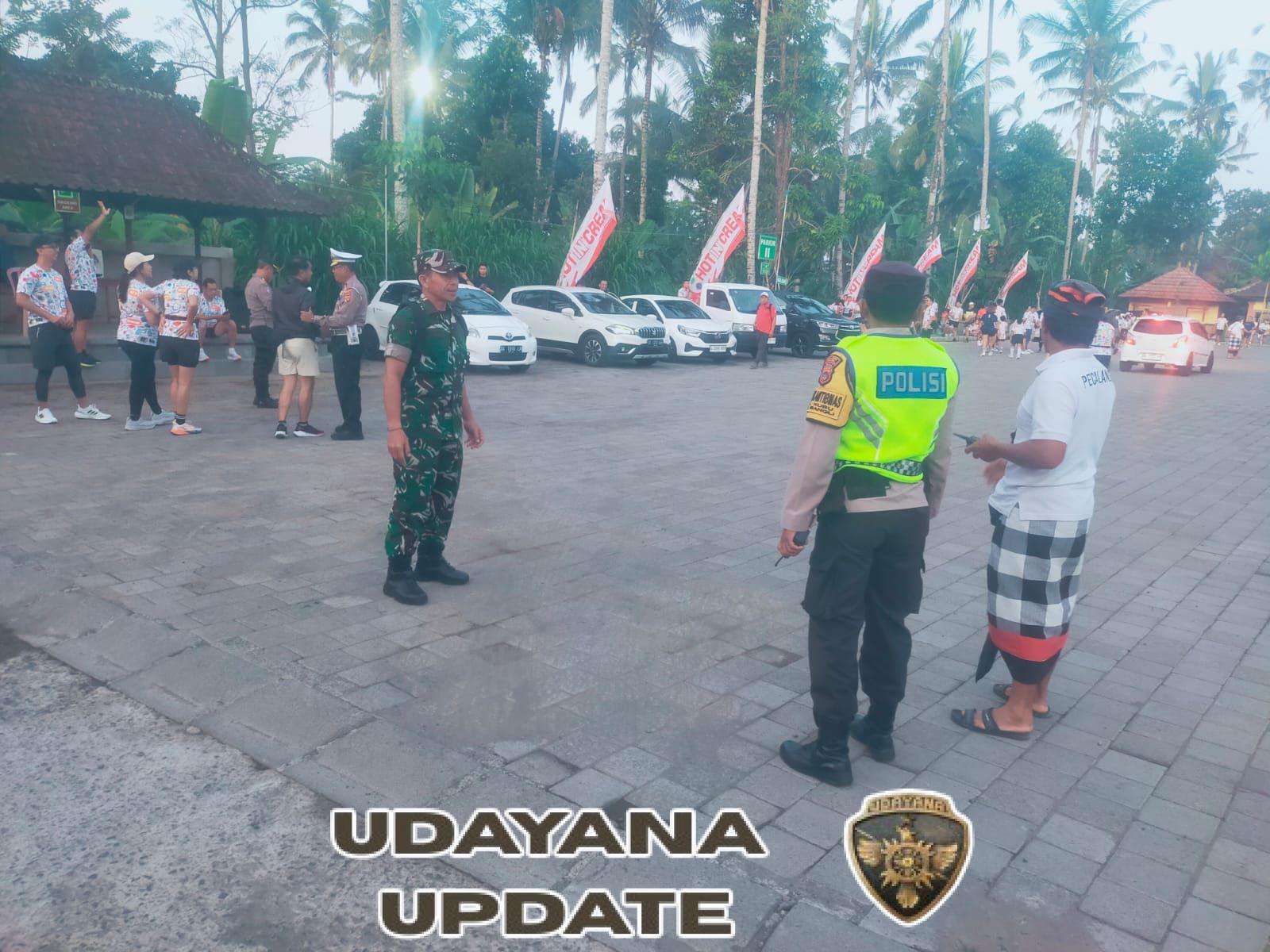 Penglipu-Run HUT IDI ke-75 di Desa Penglipuran, Babinsa Kawal Kegiatan Berjalan Aman dan Lancar