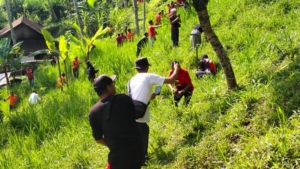 Kodim 1626/Bangli Ikuti Kegiatan Vidcon Gotong Royong Semesta Berencana, Wujudkan Bali Hijau dan Harmoni