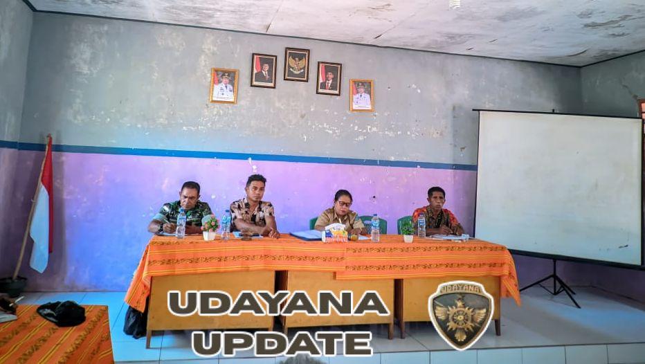 Babinsa Koramil 1618-04/Bisel Hadiri Musdes Letneo, Dorong Partisipasi Aktif Warga dalam Pembangunan Desa