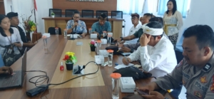 Songsong Festival Goa Lawah tahun 2025, Pjs Danramil Dawan Hadiri Rakor  Forkopincam Dawan