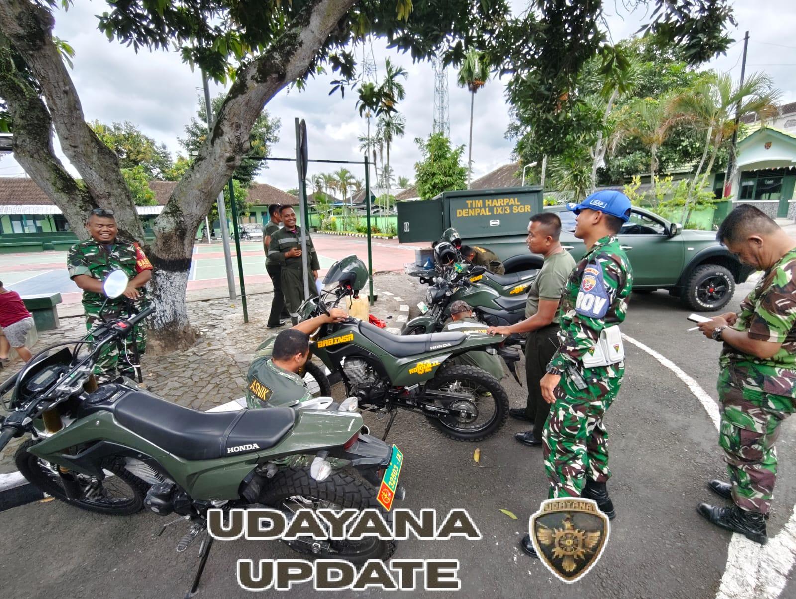 Kendaraan Dinas Kodim Klungkung Diperiksa Denpal Singarajav