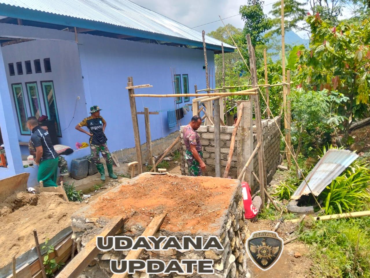 Gotong Royong TNI dan Rakyat di Manggarai: Bangun MCK dan Sumur Bor untuk Warga