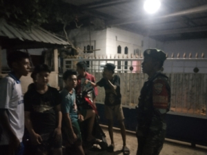 Sinergi Koramil, Pol PP, dan Tokoh Masyarakat Perkuat Sistem Keamanan Lingkungan di Woha