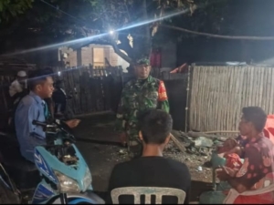 Babinsa Koramil Monta Gelar Ronda Malam dan Kongkow Bersama Warga, Tingkatkan Keamanan dan Keharmonisan