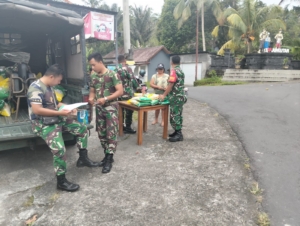 Gerakan Pangan Murah sambut HUT TNI ke-80 oleh Koramil 1623-07/Bebandem.