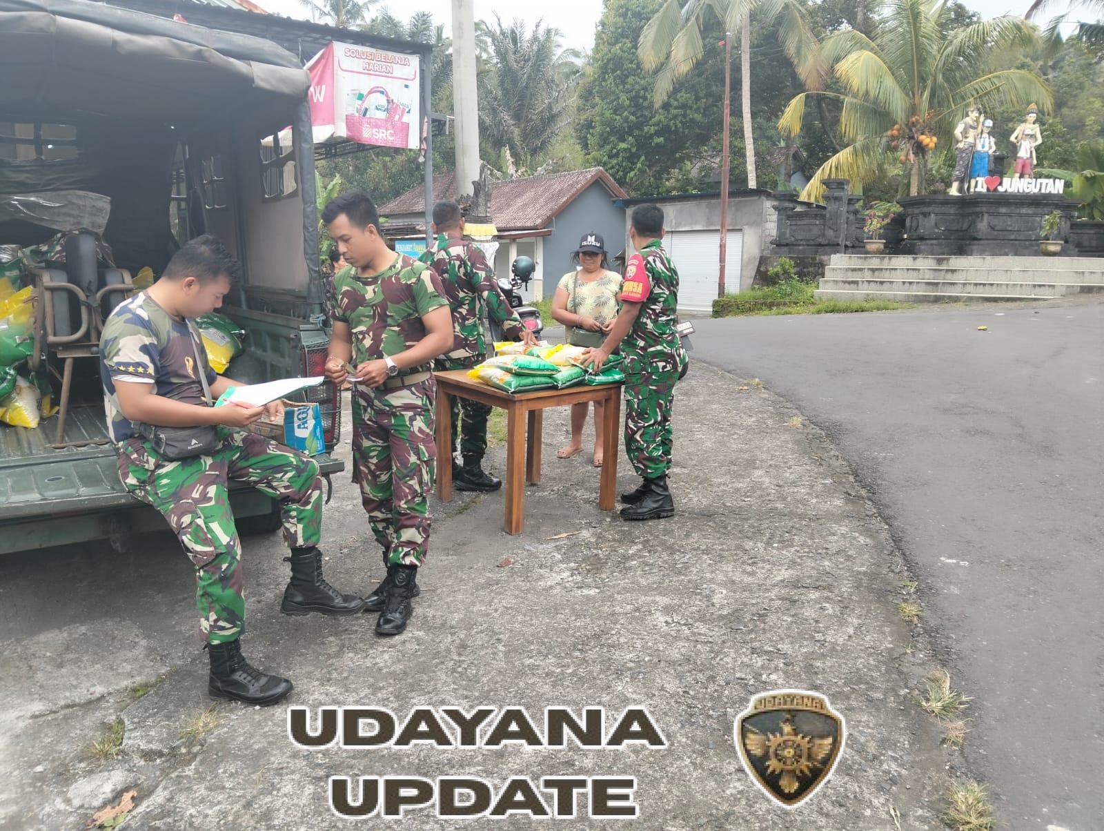 Gerakan Pangan Murah sambut HUT TNI ke-80 oleh Koramil 1623-07/Bebandem.