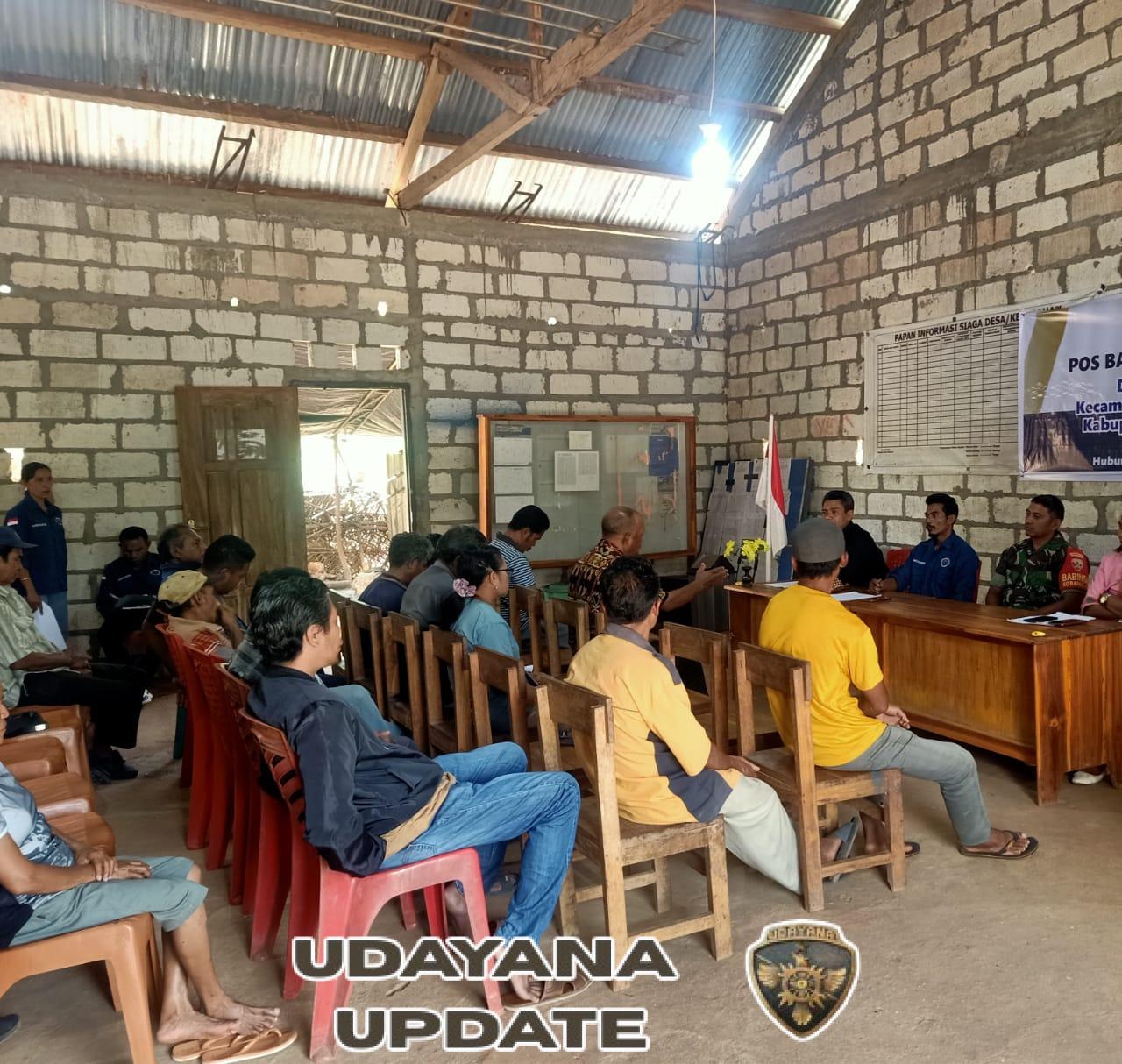 Babinsa Koramil 1627-01/Ba’a Hadiri Musyawarah Desa Prioritas dan Rembuk Stunting di Desa Tebole