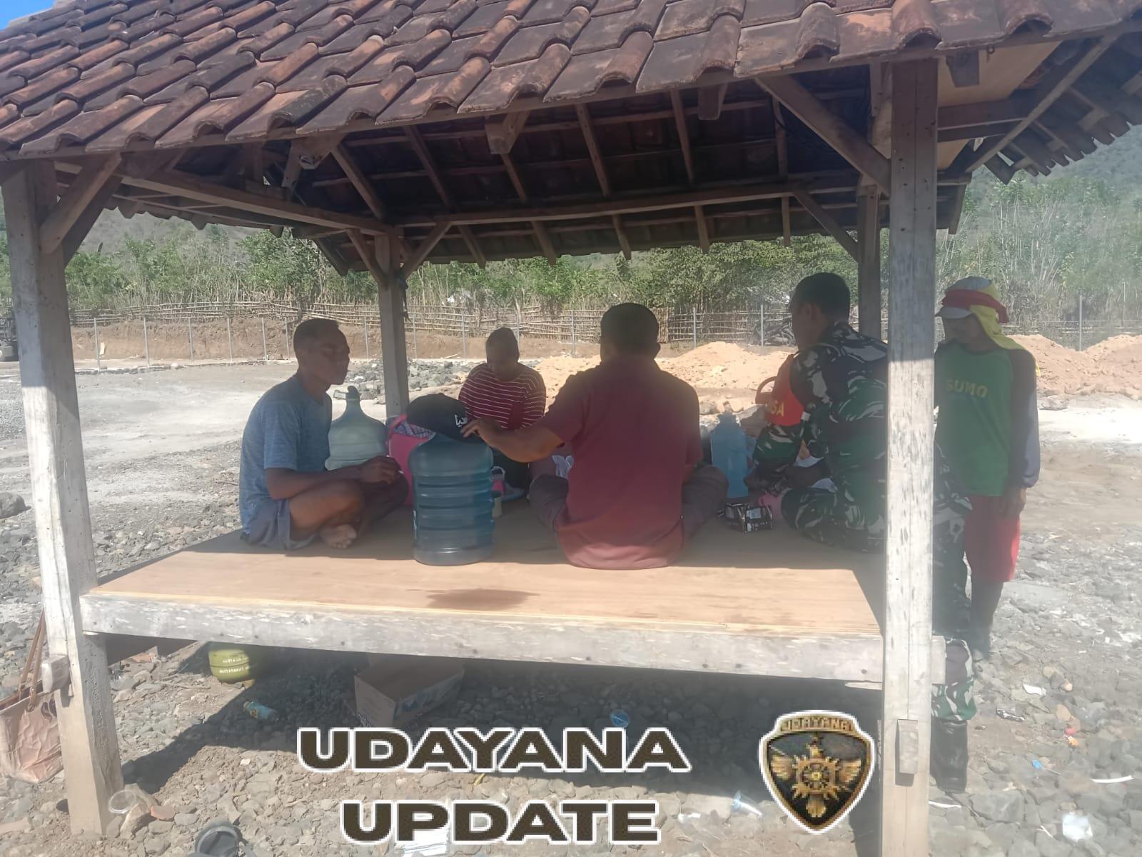 Sertu Ruslin Ajak Warga Air Suning Dukung Rencana Gudang Gabah untuk Ketahanan Pangan