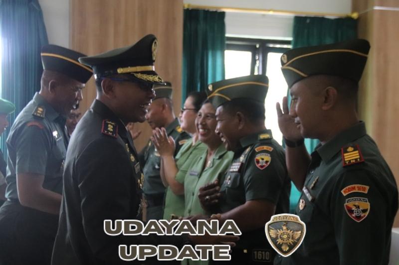 Dandim Klungkung Pimpin Korps Raport Kenaikan Pangkat Perwira, Bintara Dan Tamtama