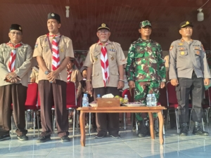 Pelantikan Pengurus Kwaran dan Jamran V Seteluk, Danramil 1628-03 Tunjukkan Kepedulian pada Generasi Muda