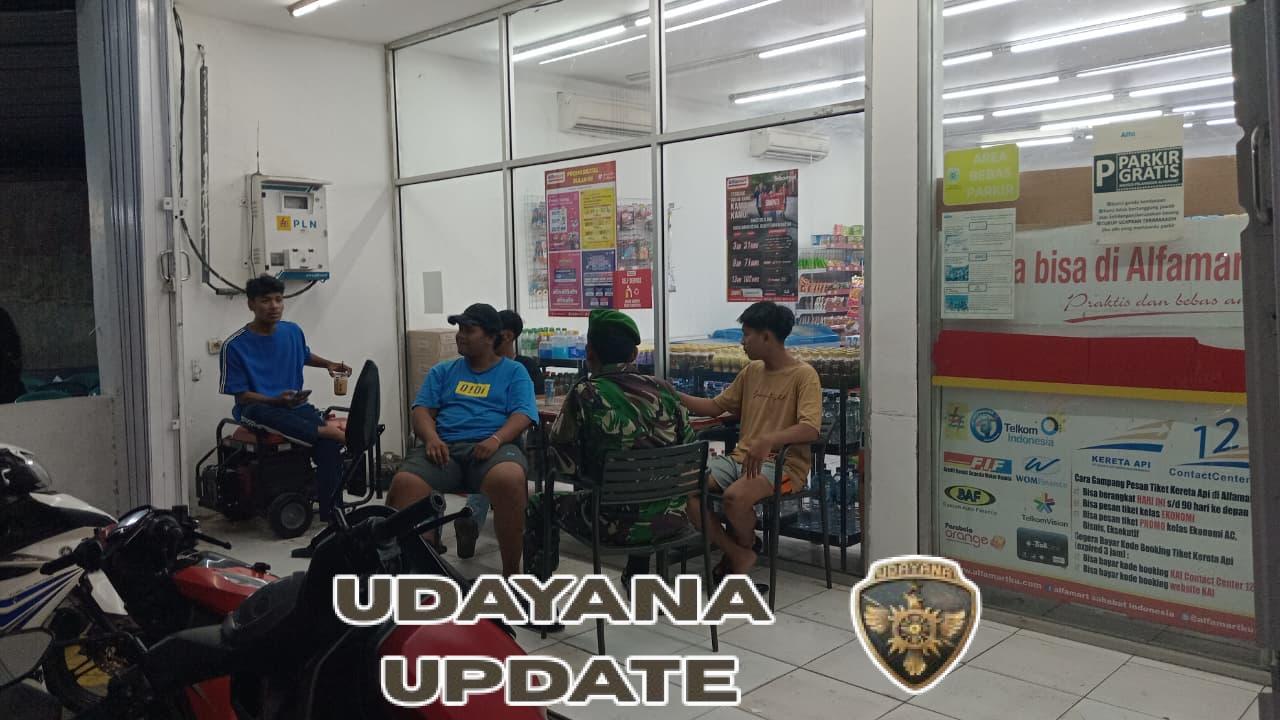 Kehadiran Babinsa di Patroli Malam Disambut Positif Masyarakat Jereweh