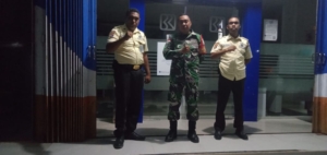 Sinergi Babinsa dan Security Bank BRI Perkuat Keamanan di Kecamatan Lobalain