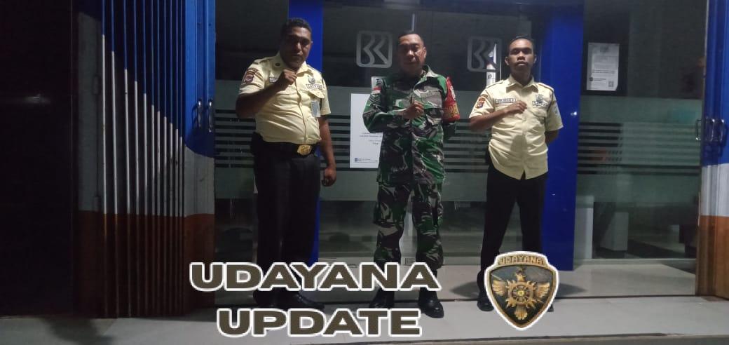 Sinergi Babinsa dan Security Bank BRI Perkuat Keamanan di Kecamatan Lobalain